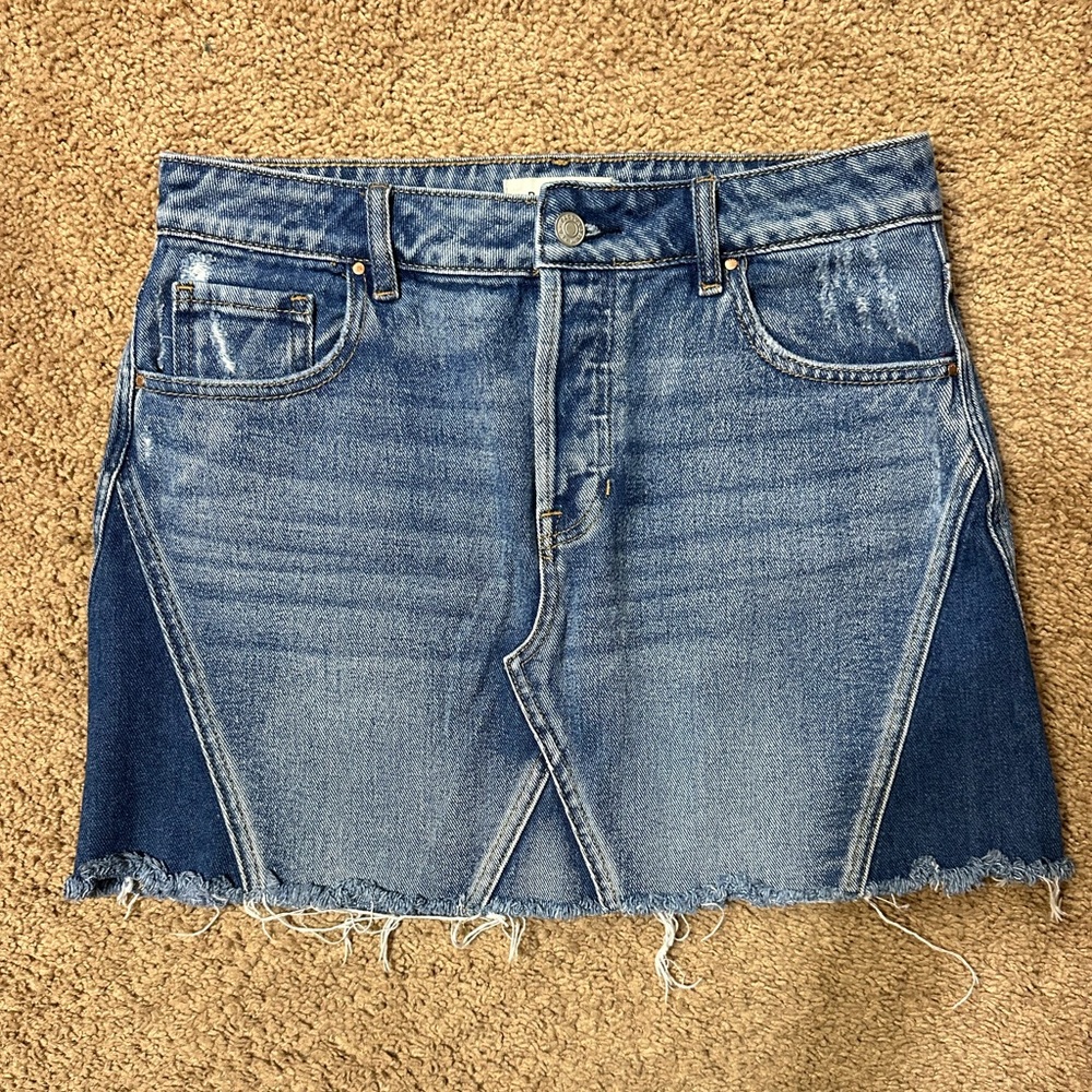 PacSun Blue Denim Skirt